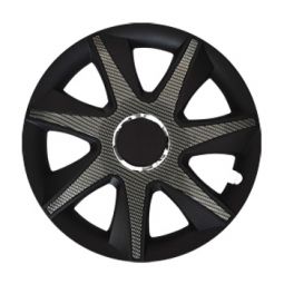 LEOPLAST Run Carbon black КОЛПАКИ ДЛЯ КОЛЕС (Комплект 4 шт.)