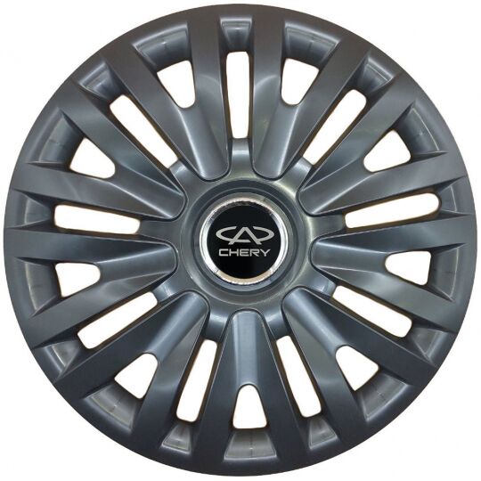 Колпаки SJS 313 Black R15 Chery (Комплект 4 шт.)