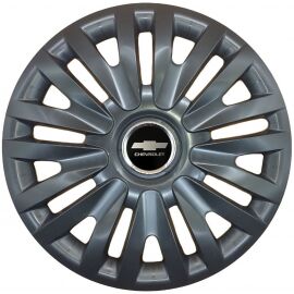 Колпаки SJS 313 Black R15 Chevrolet (Комплект 4 шт.)