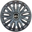 Колпаки SJS 313 Black R15 Daewoo (Комплект 4 шт.)