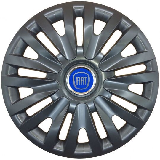 Колпаки SJS 313 Black R15 Fiat NEW (Комплект 4 шт.)