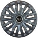 Колпаки SJS 313 Black R15 Kia (Комплект 4 шт.)