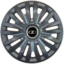 Колпаки SJS 313 Black R15 Lada (Комплект 4 шт.)