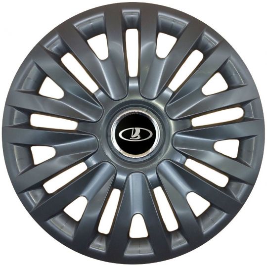 Колпаки SJS 313 Black R15 Lada (Комплект 4 шт.)