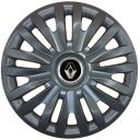 Колпаки SJS 313 Black R15 Renault (Комплект 4 шт.)