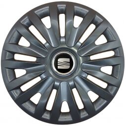 Колпаки SJS 313 Black R15 Seat (Комплект 4 шт.)