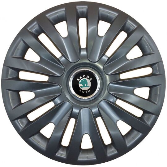 Колпаки SJS 313 Black R15 Skoda-зелена (Комплект 4 шт.) Колпаки SJS 313 Black R15 Skoda-зелена (Комплект 4 шт.)