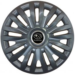 Колпаки SJS 313 Black R15 Subaru (Комплект 4 шт.)