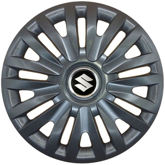 Колпаки SJS 313 Black R15 Suzuki (Комплект 4 шт.)