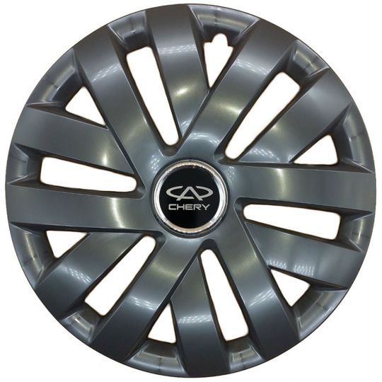 Колпаки SJS 315 Black R15 Chery (Комплект 4 шт.)