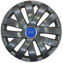 Колпаки SJS 315 Black R15 Fiat NEW (Комплект 4 шт.)