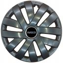 Колпаки SJS 315 Black R15 Iveco (Комплект 4 шт.)