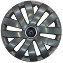 Колпаки SJS 315 Black R15 Peugeot NEW (Комплект 4 шт.)