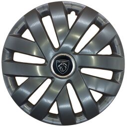 Колпаки SJS 315 Black R15 Peugeot NEW (Комплект 4 шт.)