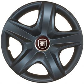 Колпаки SJS 340 Black R15 Fiat (Комплект 4 шт.)