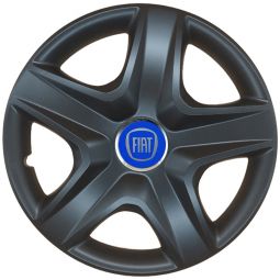 Колпаки SJS 340 Black R15 Fiat NEW (Комплект 4 шт.)