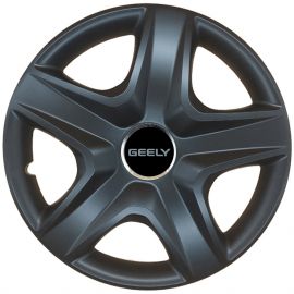 Колпаки SJS 340 Black R15 Geely (Комплект 4 шт.)