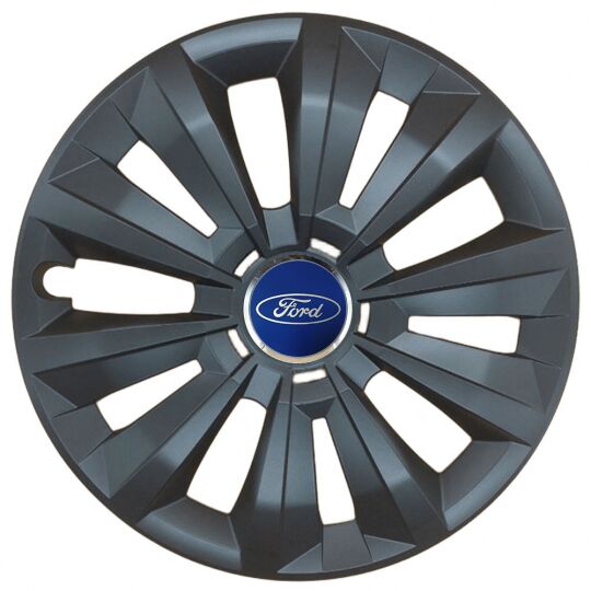 Колпаки SJS 346 Black R15 Ford (Комплект 4 шт.)