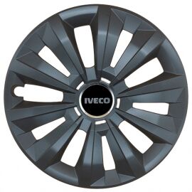 Колпаки SJS 346 Black R15 Iveco (Комплект 4 шт.)