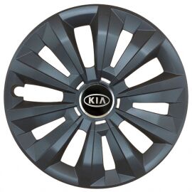 Колпаки SJS 346 Black R15 Kia (Комплект 4 шт.)