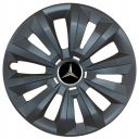 Колпаки SJS 346 Black R15 Mercedes (Комплект 4 шт.)