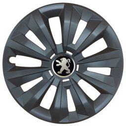 Колпаки SJS 346 Black R15 Peugeot (Комплект 4 шт.)