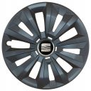 Колпаки SJS 346 Black R15 Seat (Комплект 4 шт.)