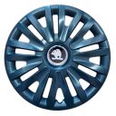 Колпаки SKS 412 Black R16 Skoda (Комплект 4 шт.)