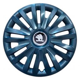 Колпаки SKS 412 Black R16 Skoda (Комплект 4 шт.)