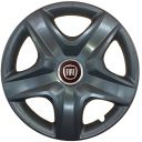 Колпаки SKS 418 Black R16 Fiat (Комплект 4 шт.)