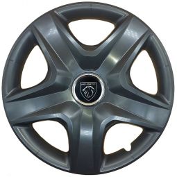 Колпаки SKS 418 Black R16 Peugeot NEW (Комплект 4 шт.)