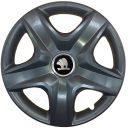 Колпаки SKS 418 Black R16 Skoda NEW (Комплект 4 шт.)