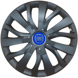 Колпаки SJS 432 Black R16 Fiat NEW (Комплект 4 шт.)