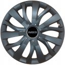 Колпаки SJS 432 Black R16 Iveco (Комплект 4 шт.)