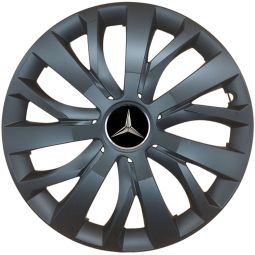 Колпаки SJS 432 Black R16 Mercedes (Комплект 4 шт.)