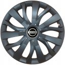 Колпаки SJS 432 Black R16 Nissan (Комплект 4 шт.)