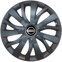 Колпаки SJS 432 Black R16 Nissan (Комплект 4 шт.)