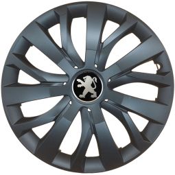 Колпаки SJS 432 Black R16 Peugeot (Комплект 4 шт.)