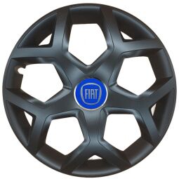 Колпаки SJS 435 Black R16 Fiat NEW (Комплект 4 шт.)