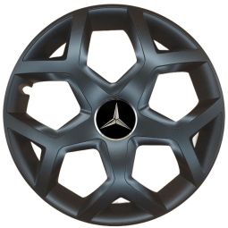 Колпаки SJS 435 Black R16 Mercedes (Комплект 4 шт.)