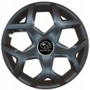 Колпаки SJS 435 Black R16 Subaru (Комплект 4 шт.)