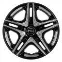 STAR Дакар Super Black R14 Ковпаки для коліс з логотипом Opel (Комплект 4 шт.)