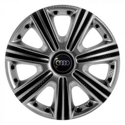 STAR DTM Super Silver R14 Ковпаки для коліс з логотипом Audi (Комплект 4 шт.)