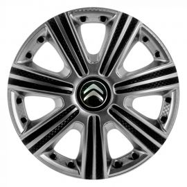 STAR DTM Super Silver R14 Ковпаки для коліс з логотипом Citroen (Комплект 4 шт.)