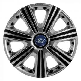 STAR DTM Super Silver R15 Ковпаки для коліс з логотипом Ford (Комплект 4 шт.)