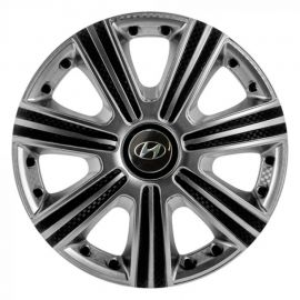 STAR DTM Super Silver R14 Ковпаки для коліс з логотипом Hyundai (Комплект 4 шт.)