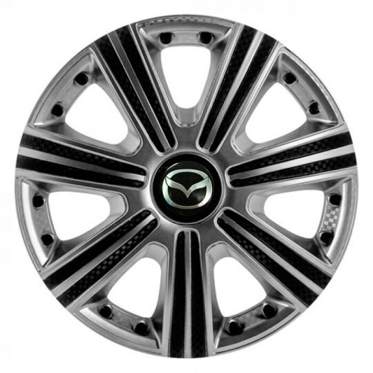 STAR DTM Super Silver R15 Ковпаки для коліс з логотипом Mazda (Комплект 4 шт.) STAR DTM Super Silver R15 Ковпаки для коліс з логотипом Mazda (Комплект 4 шт.)