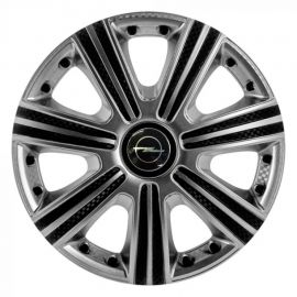 STAR DTM Super Silver R15 Ковпаки для коліс з логотипом Opel (Комплект 4 шт.)