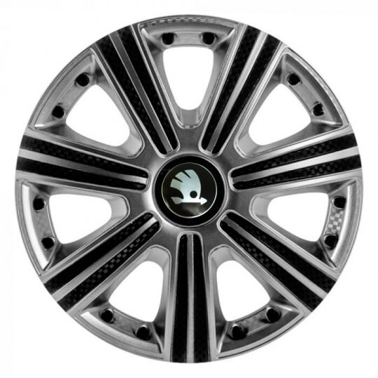 STAR DTM Super Silver R15 Ковпаки для коліс з логотипом Skoda (Комплект 4 шт.) STAR DTM Super Silver R15 Ковпаки для коліс з логотипом Skoda (Комплект 4 шт.)