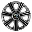STAR DTM Super Silver R14 Ковпаки для коліс з логотипом Volkswagen (Комплект 4 шт.)